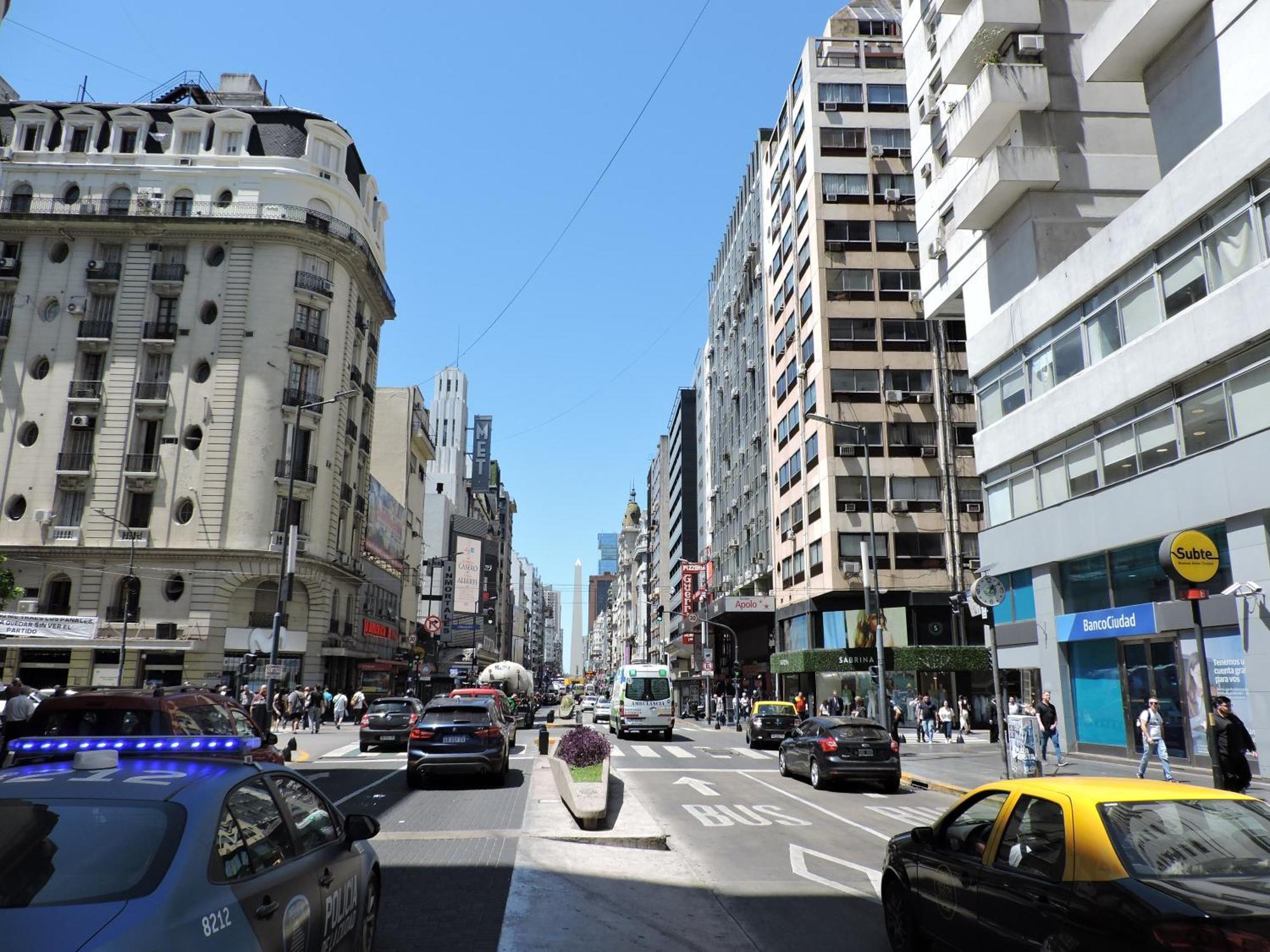 4 Ventanales Sobre La Avenida Corrientes Appartement Buenos Aires Buitenkant foto